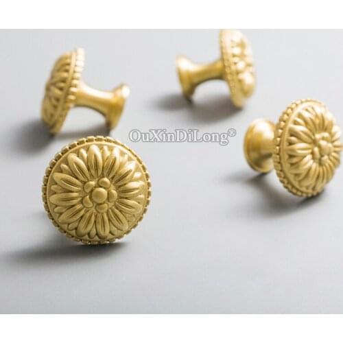 Beauty Elegant 10PCS European Pure Brass Cabinet Door Handles Drawer Pulls Cupboard Wardrobe TV Wine Cabinet Pulls Pens & Knobs