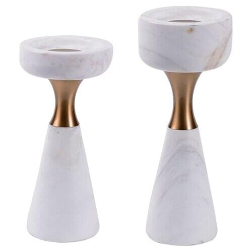 Elegant Simple Candle Holders Modern Bulk Home Luxury Candle Holders Minimalist Centro De Mesa Dinning Table Decoration EA60ZT
