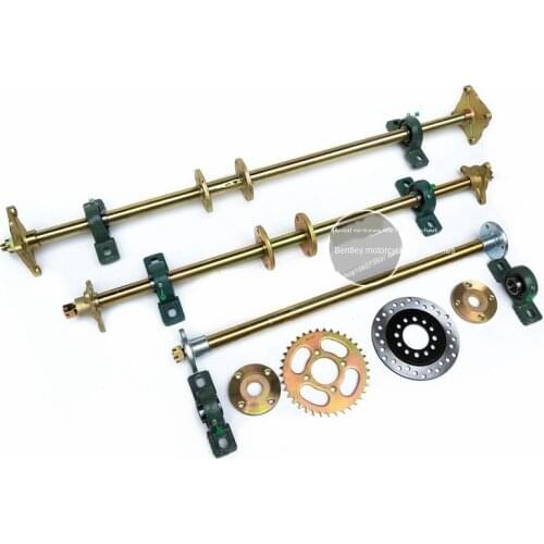 KARTING GO KART UTV Buggy Wheel Rim Flange 85CM Rear Axle With Sprocket Disc Rotor