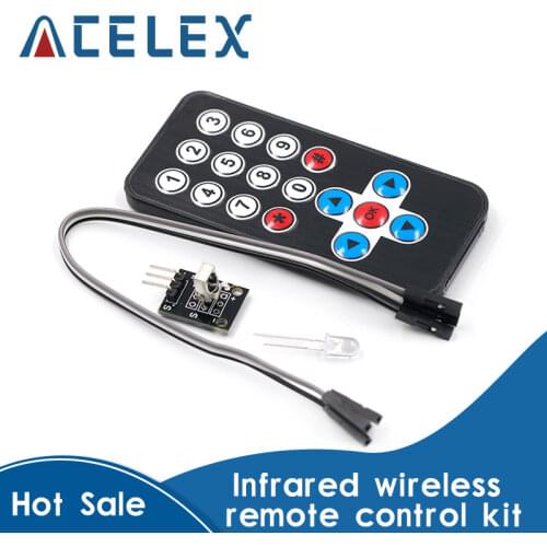 1LOT Infrared IR Wireless Remote Control Module Kits DIY Kit HX1838 For Arduino Raspberry Pi