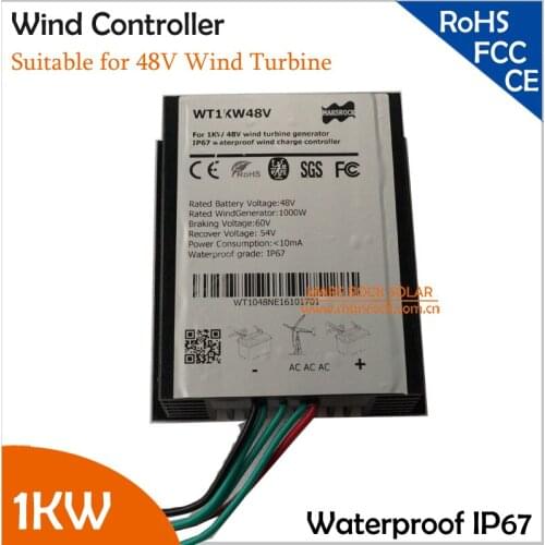 1000W 48V Wind Generator Charge Controller,Wind Turbine Charge Controller, IP67 waterproof CE ROHS FCC arrpoved 2015 hot selling