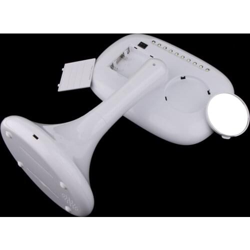 Vanity Mirror LED lighted.Freestanding+Magnifying Mirror Battery/USB Supply