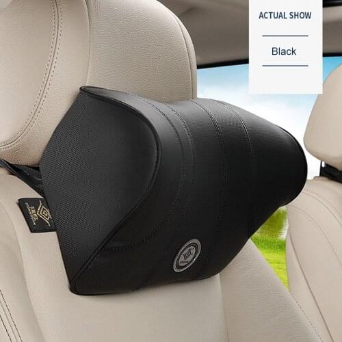 2021The New Car Neck Pillow Head Restraint Seat Back Lumabr Rest Pillow Memory Foam Cushions Pillow for Cars Office Chairs