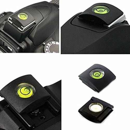 Hot Shoe Cover Cap Bubble Spirit Level For Canon Nikon Olympus Pentax DSLR SLR Camera