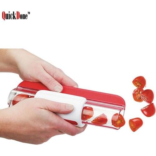 QuickDone Zip Slicer Multifunction Tomato Grape Slicers Fruit Vegetable Tools new Creative Progressive Kitchen AKC5087