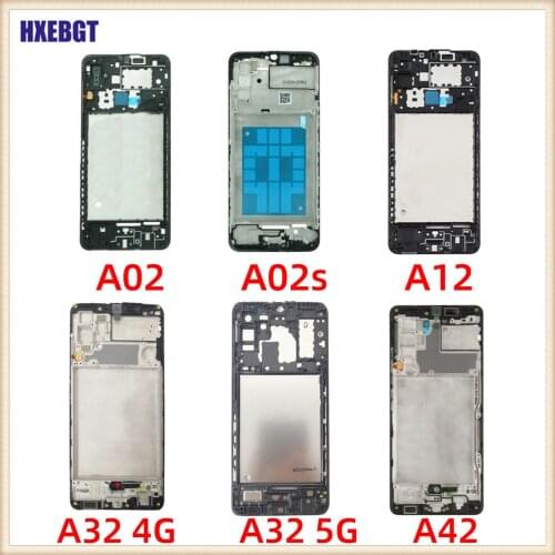 Phone Screen Plate Panel LCD Bezel Frame For Samsung A32 A42 A02S A02 4G 5G Housing Middle Chassis Repair Parts