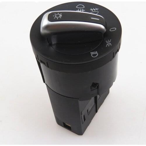 FHAWKEYEQ Chrome Headlight Fog Control Switch For VW GTI Passat B5 B5.5 Golf 4 Jetta MK4 Beetle Bora 3BD 941 531 A 1C0 941 531A