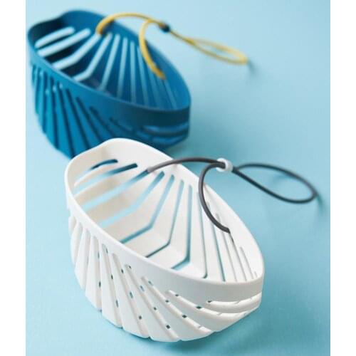 Hanging Large Capacity Drain Basket Shell Shape Sponge Dishcloth Sundries Storage Basket Sink Drain Holder Kitchen Accessories