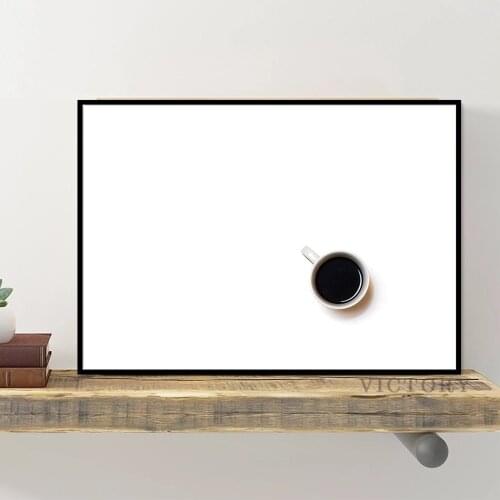 Posters and Prints Black Coffee Minimalist Canvas Painting Scandinavian Cafe Decor Nordic Art Coffee Corner Wall Art Print Gift