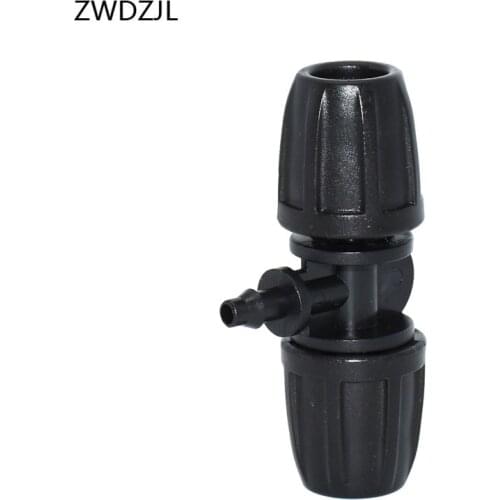 Garden hose tee 1/4" to 3/8 reducing tee barb irrigation 8/11 to the 4/7 Connector 3 way Connecting Hose adapter 30pcs