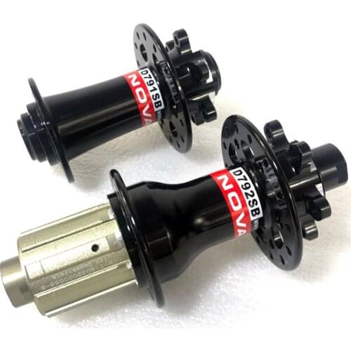 Novatec D791SB D792SB disc brake hubs J-Hook front 100*15 rear 142*12 black red 24 28 32 holes MTB shim. 10s 11s XD XX1