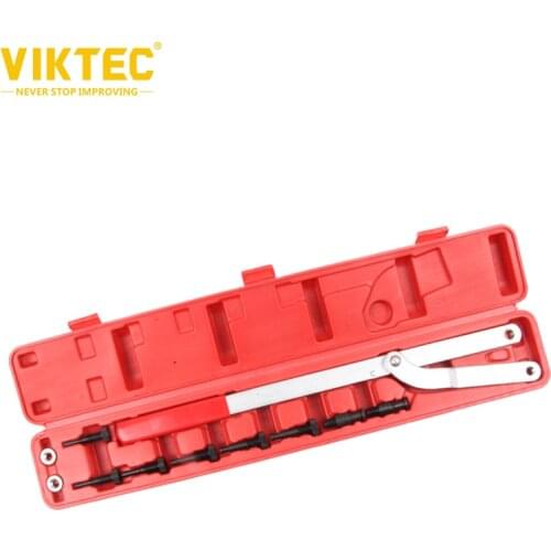 Viktec Camshaft Sprocket Pulley Holding Tool 40-220mm Adjustable 5.5-18mm Pins Sprocket Camshaft Drive Holding Wrench