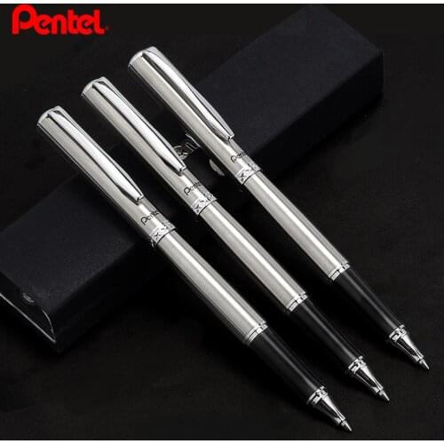 Japan Pentel Gel K600 Retro Color Limited Edition Metal Pen Holder Heavy Hand Feel Low Center of Gravity High Black Water Pen