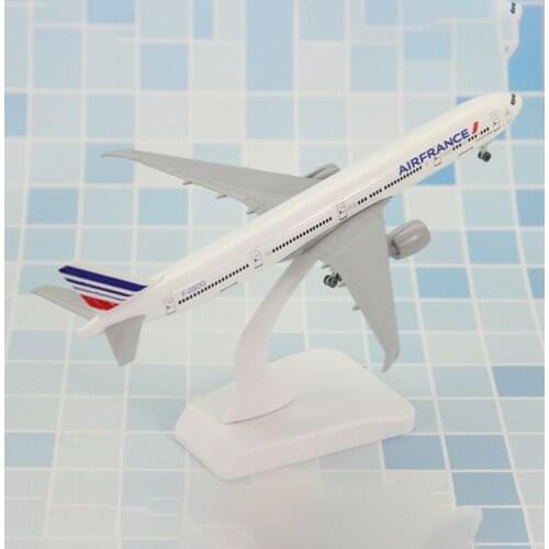 1:400 Scale France Airways B777-300ER Airlines Airplane Model with Base Alloy Plane For Collectible Souvenir Gift Show Toys
