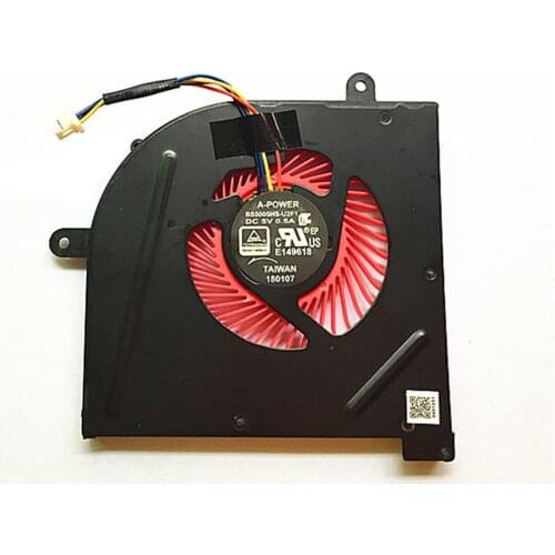 1PC CPU Fan Cooling Fan BS5005HS-U2F1 for MSI GS63VR MS-17B1 17B2 16K2 16K3 GS73 GS62 Laptop Repair Parts
