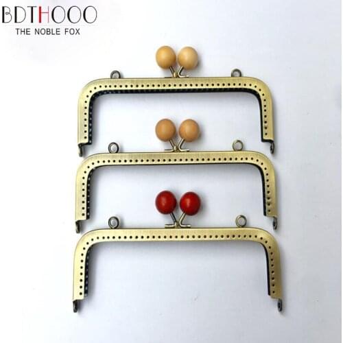 10pcs 18cm Metal Frames Lotus Flower Head Purse Frames Kiss Clasp Clutch Bags Part Diy Metal Clasps Coin Purse Frames