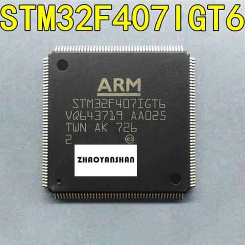 10pcs X STM32F407IGT6 STM32F407 LQFP100 Free Shipping