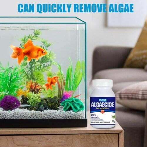 50g Bottled Algaecide Water Purification Safe Algae Repellent Agent High Efficiency Control Algae Moss Aquarium Pond Supply 2021