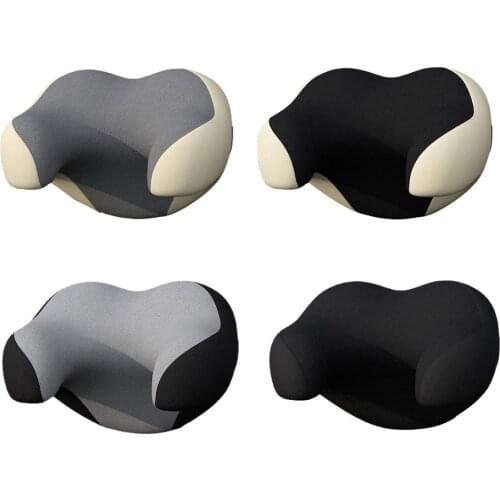 Car U-shaped Pillow Car Memory Foam Neck Pillow Detachable Comfortable Skin-friendly Neck Cushion Head Support Car Interior