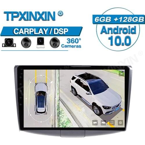 Android For VW MAGOTAN 2010-2016 Car Radio 360 HD Auto Surround View Camera Car Multimedia Player Stereo Radio GPS Navigtion