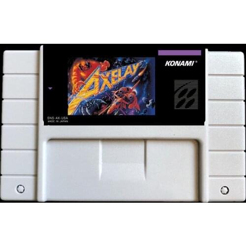 Axelay USA-NTSC version 46 pins Video games card NTSC version for Retro Video games Console