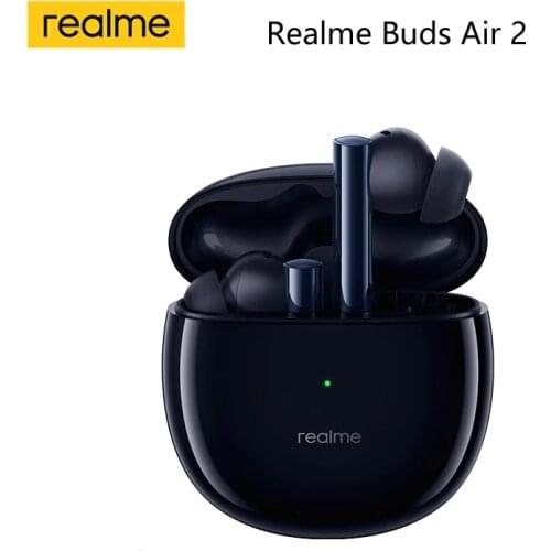 Realme Buds Air 2 ANC Wireless Earphone 88ms Super Low Latency 25h Playback Game Music Sports Bluetooth Earbuds