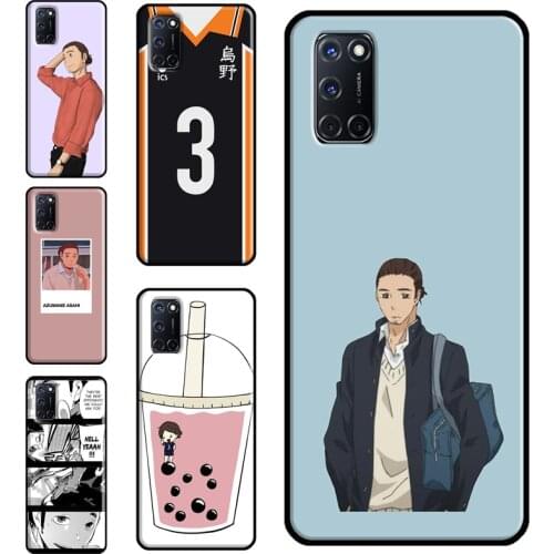 Anime Haikyuu Azumane Asahi Case For OPPO A15 A83 A91 A93 A31 A53 A5 A9 2020 A52 A72 A1K A3S A5S Reno2 Z F5 F7 Cover