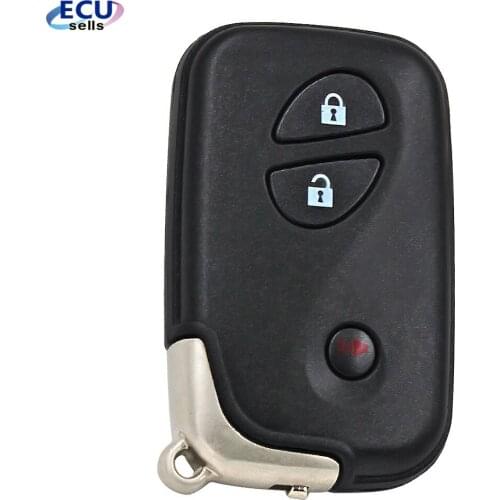 2+1 Button Smart Remote Key Case Fob Keyless Entry Shell Blank for LEXUS IS250 ES350 GS350 LS460 GS