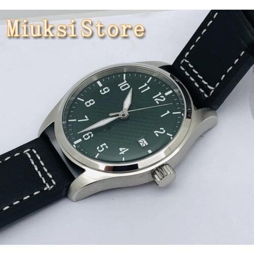 CORGEUT 40mm Top Casual Luxury Mechanical Watch Green Sterile Dial Luminous Waterproof 24 Jewels NH35 Movement Automatic Watch