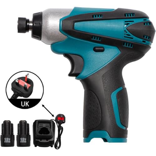 12V 110N.m 6.35mm Electric Cordless Impact Drill Rechargable Electric Screwdriver Li-Ion Battery For Makita Screwdriver Set