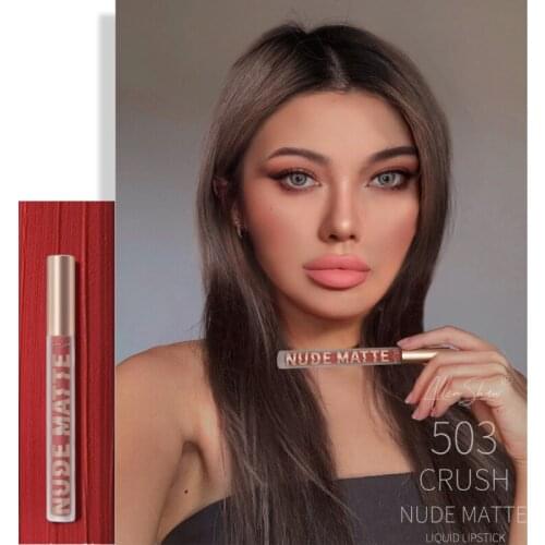 Lipstick Series Lip Glaze Is Not Easy To Stick To Cup Lipstick Lip Gloss Easy To Apply Makeup Long Lasting Moisturizing TSLM1