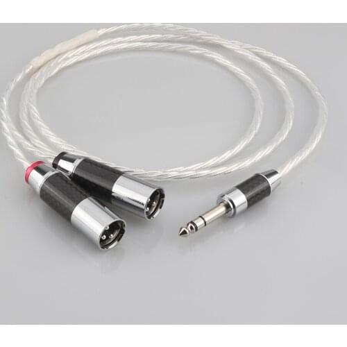 HI-End Odin 6.35mm 1/4" TRS Male Plug to 2 XLR Female Microphone Stereo Audio Y Cable