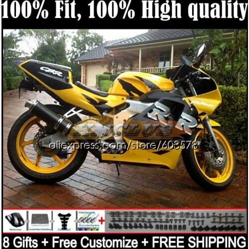 Injection For HONDA CBR250RR CBR 250 250RR 90 91 92 93 94 41CL.90 MC22 CBR250 R RR 1995 1996 1997 1998 1999 Fairing cool yellow