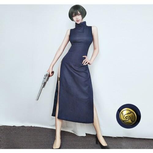 Anime Jujutsu Kaisen Cosplay Costume Zen'in Mai Cosplay Outfits Women Sexy Dress Halloween Carnival Uniforms Custom Made
