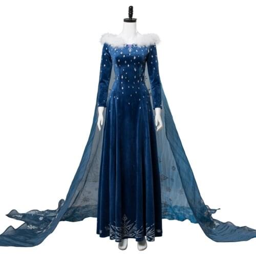 Adventure Princess cosplay Elsa Dress Cosplay Costume Adult Women Girl Elsa Costume Halloween Carnival Cosplay Costumes