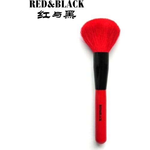 Red&Black Maquiagem Powder Blush Brushes Professional One Soft Facial Skin Care Makeup Brushes Cosmetic Makeup Hair Brushes