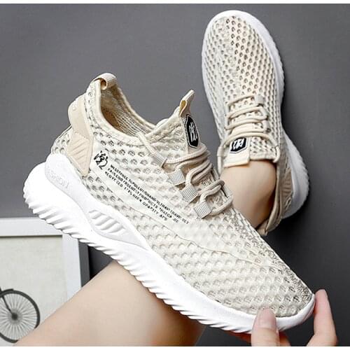 Summer Breathable Womens Sneakers Hollow Mesh White Black Running Shoes Small Size 33 34 Casual Womens Shoes Tenis Feminino