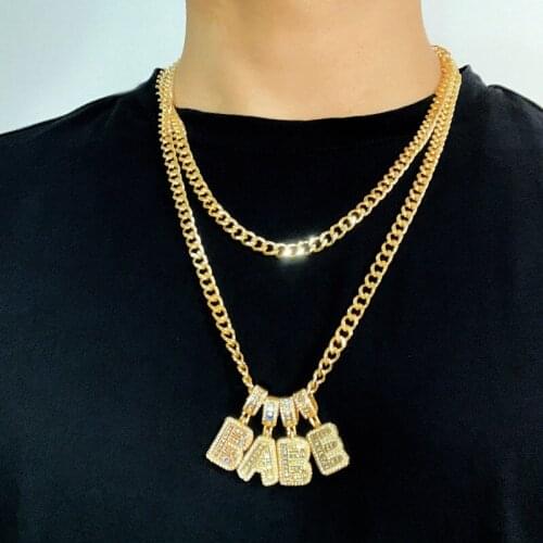 New Accessories - 26 Ietters Hip-Hop Cuban Trend Personality Necklace