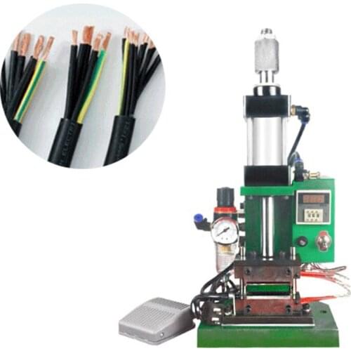 150SX Peeling Machine 220V Digital Display High Temperature Data Line Noodle Line Data Line Pneumatic Hot Stripping Machine