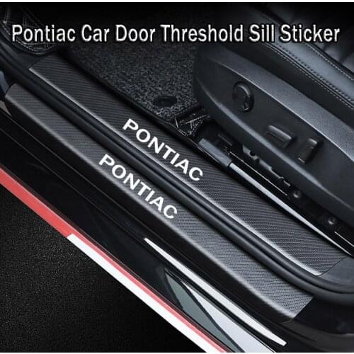 For Pontiac Vibe Optima G3 G4 G5 G6 G8 Wave Gto Sunfire Solstice Car Door Sill Threshold Guard Sticker Decal