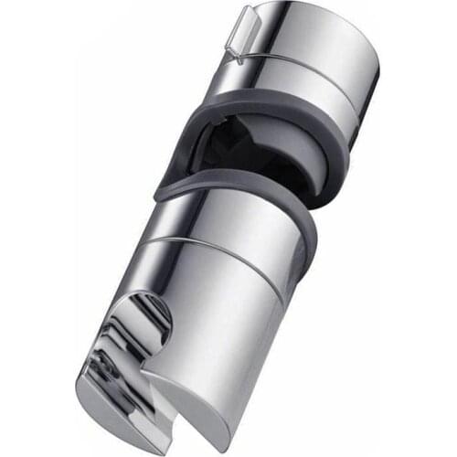 2pcs Shower Rail Slide Bathroom Shower Room Showerhead ABS Plastic Holder Bracket 360 Degree Rotation, 19/22/24/25mm