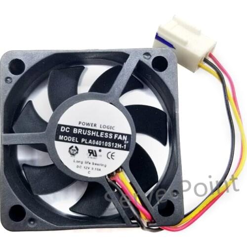 NEW for Power Logic PLA04010S12H-1 DC 12V 0.10A 40x40x10mm 3-wire Server Cooler Fan