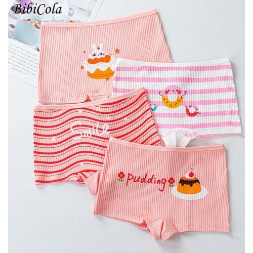 New Design 4PCS/Lot Baby Soft Underwear Panties Girl Boy Cute Cartoon Teenage Briefs Comfortable Panties
