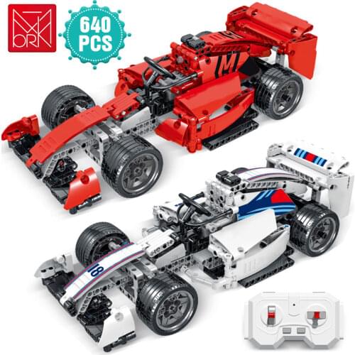 Technical Expert Famous RC Car Building Blocks Sports Racing Vehicle Model Bricks Assembly Toys Birthday Gift For Children Boys