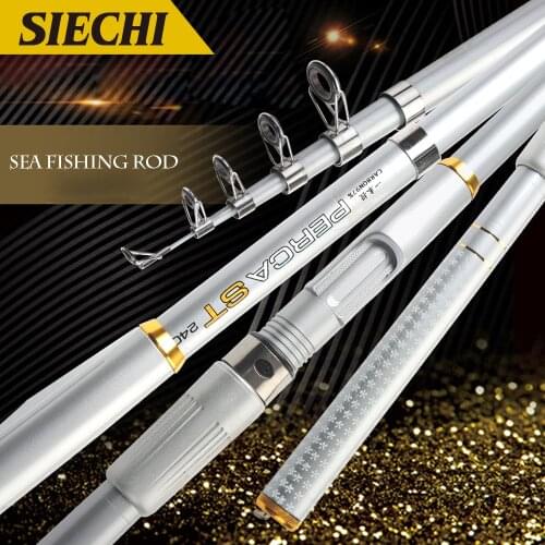 Travel Telescopic Fishing Rod Superhard High Quality 2.1-3.6m Sea Fishing Rod Portable Ultralight Lure Fishing Rod