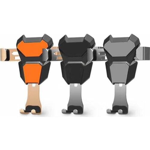 VNSTRIP 360 rotating Universal Gravity Air Vent Car Mount holder for iPhone Samsung upto 6.5 One handed automaticlly lock/unlock