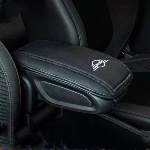 Interior Leather Increase Pad For mini cooper F60 F 60 Countryman Armrest Box Pad mat Soft Car Accessories Car-styling