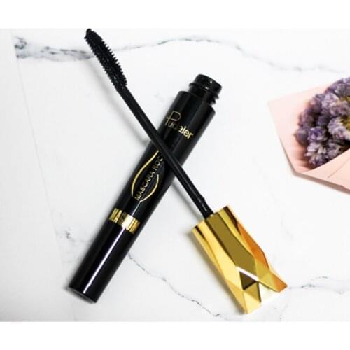 Pudaier Waterproof Silk Fiber Mascara Black Curling Thick Long Lengthening Lash X7JA