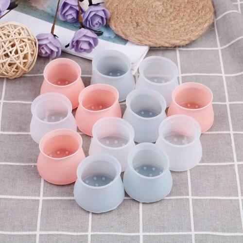 Wonderlife 4pcs/Set Silicone Chair Leg Caps Feet Pads Furniture Table Covers Wood Floor Protectors Pads Protective