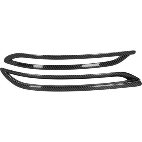 Car mirror protect car side mirror guard Pair of Rear Fog Light Frame Cover Trim Carbon Fiber Style Decor Fit for MK8